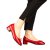 Pantofi dama cu toc rosii din piele ecologica Derigo, 5 - Kalapod.net